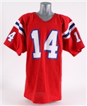2000's Steve Grogan New England Patriots Signed & Inscribed Jersey (JSA / Pepper Burruss Collection)