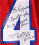 2000's Steve Grogan New England Patriots Signed & Inscribed Jersey (JSA / Pepper Burruss Collection)