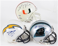 NFL Signed Mini Helmet Collection w/ Tony Romo, Greg Jennings, AJ Hawk & more (JSA) (Lot of 52)