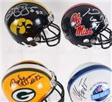 NFL Signed Mini Helmet Collection w/ Tony Romo, Greg Jennings, AJ Hawk & more (JSA) (Lot of 52)