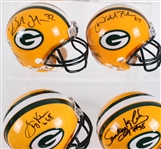 NFL Signed Mini Helmet Collection w/ Tony Romo, Greg Jennings, AJ Hawk & more (JSA) (Lot of 52)