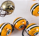 NFL Signed Mini Helmet Collection w/ Tony Romo, Greg Jennings, AJ Hawk & more (JSA) (Lot of 52)