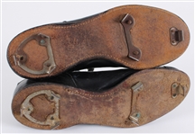 1964-67 Gene Alley Pittsburgh Pirates Attributed Spalding Game Worn Baseball Cleats (MEARS LOA)