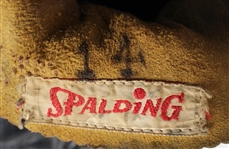 1964-67 Gene Alley Pittsburgh Pirates Attributed Spalding Game Worn Baseball Cleats (MEARS LOA)