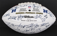 2013 NFC Pro Bowlers Multi Signed ONFL Goodell Autograph Panel Football w/ 30 Signatures Including Drew Brees, Russell Wilson, Jared Allen & More (JSA / Pepper Burruss Collection)