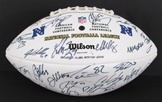2013 NFC Pro Bowlers Multi Signed ONFL Goodell Autograph Panel Football w/ 30 Signatures Including Drew Brees, Adrian Peterson, Julio Jones & More (JSA / Pepper Burruss Collection)