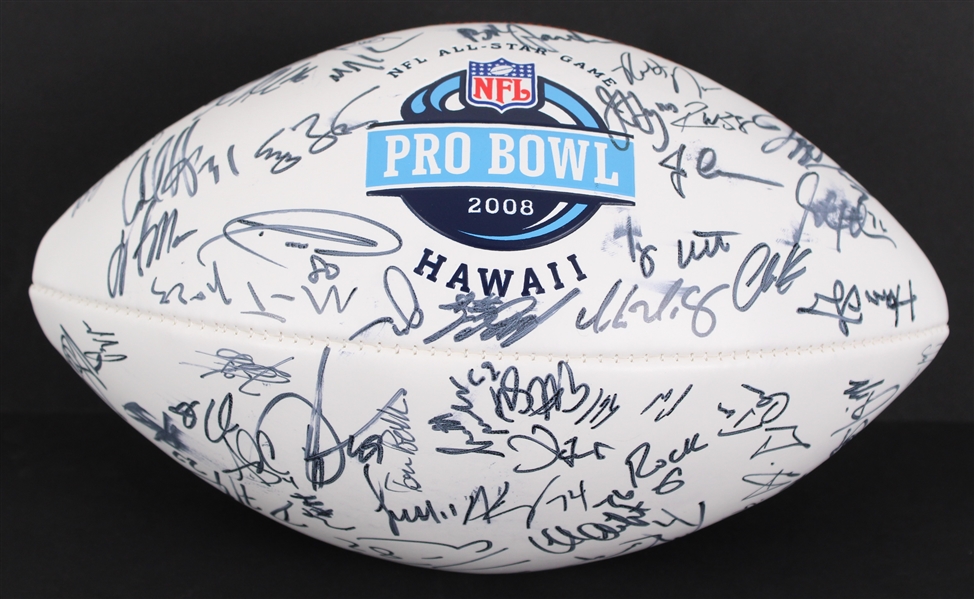 2008 NFC Pro Bowlers Multi Signed ONFL Goodell Autograph Panel Football w/ 50 Signatures Including Tony Romo, Devin Hester, Patrick Willis, Adrian Peterson & More (JSA / Pepper Burruss Collection)