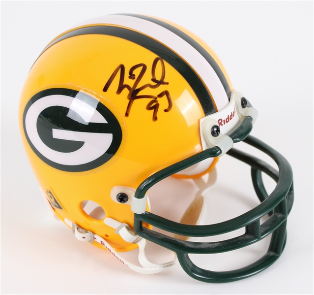 1995-97 Gilbert Brown Green Bay Packers Signed Mini Helmet (JSA)