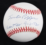 1995-99 Milt Pappas Chicago Cubs Signed ONL Coleman Baseball w/ No Hitter Inscription (JSA)