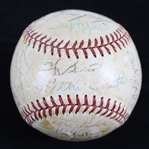 1963 New York Yankees Team Signed OAL Cronin Baseball w/ 20 Signatures Including Yogi Berra, Whitey Ford, Elston Howard, Jim Bouton & More (JSA)