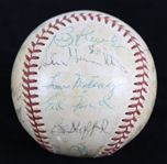 1963 New York Yankees Team Signed OAL Cronin Baseball w/ 20 Signatures Including Yogi Berra, Whitey Ford, Elston Howard, Jim Bouton & More (JSA)