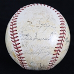1963 New York Yankees Team Signed OAL Cronin Baseball w/ 20 Signatures Including Yogi Berra, Whitey Ford, Elston Howard, Jim Bouton & More (JSA)