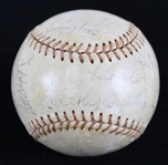1965 New York Yankees Team Signed Baseball w/ 20 Signatures Including Whitey Ford, Elston Howard, Tony Kubek & More (JSA)