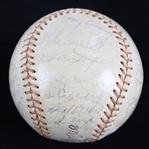 1965 New York Yankees Team Signed Baseball w/ 20 Signatures Including Whitey Ford, Elston Howard, Tony Kubek & More (JSA)
