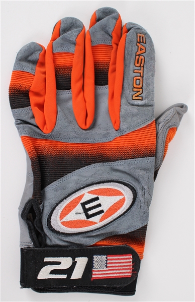 2005 Sammy Sosa Baltimore Orioles Game Worn Easton Batting Glove (MEARS LOA)
