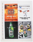 2000 Brett Favre Antonio Freeman Green Bay Packers Signed 20" x 26" Packers Insider Printing Proof Sheet (JSA / Pepper Burruss Collection)