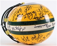 1993 Green Bay Packers Team Signed Professional Model Helmet w/ 40 Signatures Including Reggie White, Brett Favre, LeRoy Butler & More (JSA / Pepper Burruss Collection)