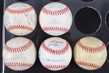1962-99 Pittsburgh Pirates & Milwaukee Brewers Team Signed Baseballs - Lot of 5