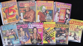 1973-1995 Pro Wrestling Illustrated, AWA Wrestling & Ticket Stubs (Lot of 30+)