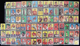 1961 Topps Football Trading Cards Complete Set of 198 Cards