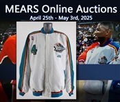 1997-98 Joe Dumars Detroit Pistons Game Worn Warm Up Jacket (MEARS LOA)