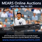 2014 Derek Jeter New York Yankees Louisville Slugger Professional Model Game Used Bat (MEARS A8) Final Season