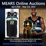 2021-22 Khris Middleton Milwaukee Bucks Game Worn Statement Edition Jersey (MEARS A10)