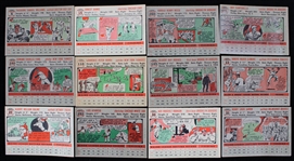 1956 Topps Baseball Trading Cards Partial Set w/ 292 of 340 Cards