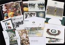 1990s-2020s Green Bay Packers Holiday Greeting Cards (Lot of 25+) (Pepper Burruss Collection)