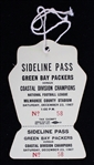 1967 Green Bay Packers vs Coastal Division Champions Full Sideline Pass