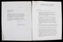 1957 Al Kaline (d.2020) Detroit Tigers Signed "Greatest Sports Thrill" Radio Program Contract (JSA)