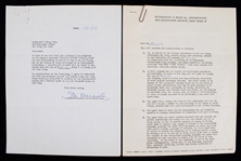 1956 Stan Musial (d.2013) St. Louis Cardinals Signed "Greatest Sports Thrill" Radio Program Contract (JSA)
