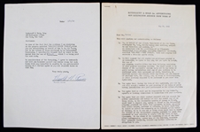 1956 Harold "Pee Wee" Reese Brooklyn Dodgers Signed "Greatest Sports Thrill" Radio Program Contract (JSA)