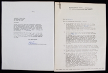 1955 Bob Lemon Cleveland Indians Signed "Greatest Sports Thrill" Radio Program Contract (JSA)