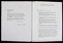 1955 George "Birdie" Tebbets Detroit Tigers, Boston Red Sox Signed "Greatest Sports Thrill" Radio Program Contract (JSA)