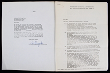 1955 Ted Kluszewski Cincinnati Reds Signed "Greatest Sports Thrill" Radio Program Contract (JSA)