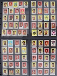 1962 Topps Baseball Player Stamps - Lot of 83 w/ Mickey Mantle, Roger Maris, Willie Mays, Sandy Koufax & More
