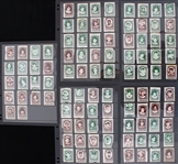1961 Topps Baseball Player Stamps - Lot of 98 w/ Juan Marichal, Al Kaline, Ernie Banks, Yogi Berra & More
