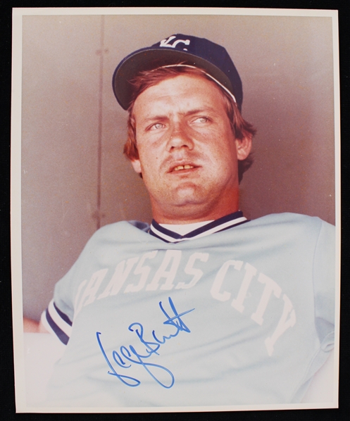 1990s George Brett Kansas City Royals Signed 8" x 10" Photo (JSA)