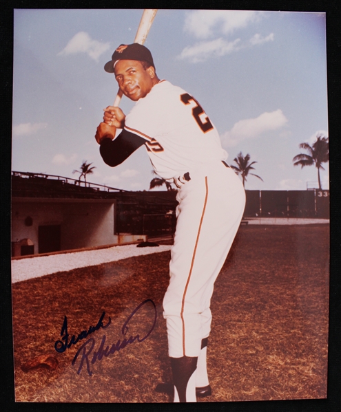 1990s Frank Robinson Baltimore Orioles Signed 8" x 10" Photo (JSA)