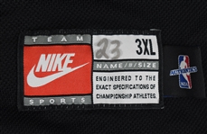 1997-98 Michael Jordan (attributed) Chicago Bulls Pre Game Warm Up Vest Shirt (MEARS LOA)
