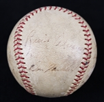 1970-72 Boston Red Sox Multi Signed OAL Cronin Baseball