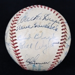 1952 Detroit Tigers Team Signed OAL Harridge Baseball w/ 25 Signatures Including & More (JSA)