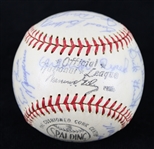 1962 National League All Stars Team Signed ONL Giles Baseball w/ 24 Signatures Including Willie Mays, Hank Aaron, Roberto Clemente, Stan Musial, Ernie Banks, Bob Gibson & More (JSA)