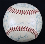 1951-53 Philadelphia Athletics Team Signed OAL Harridge Baseball w/ 28 Signatures Including Jimmy Dykes, Elmer Valo, Wally Moses & More (JSA) 