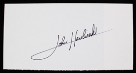 1970s John Havlicek Boston Celtics Signed 3.5" x 6.75" Cut (JSA)