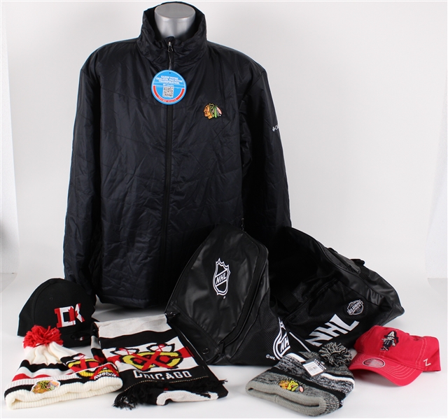 2010s Chicago Blackhawks Apparel & Bags - Lot of 11