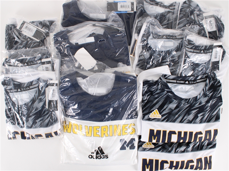 2010s-20s Michigan Wolverines Retail Shirts - Lot of 12