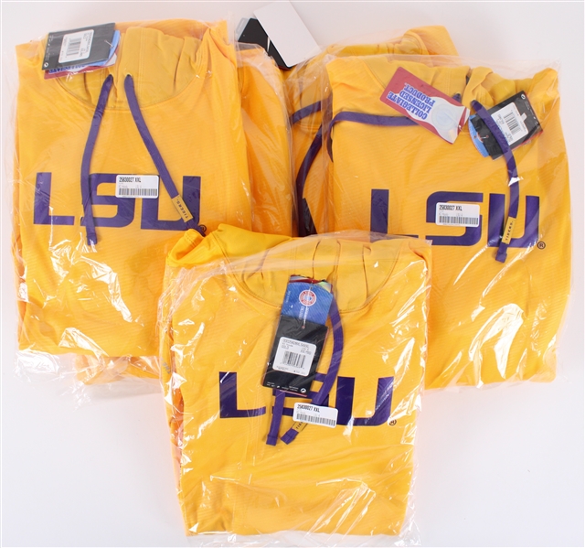 2010s-20s LSU Tigers Retail Hooded Sweatshirts - Lot of 5