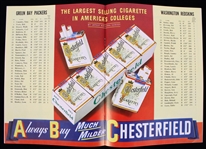 1950 Green Bay Packers Washington Redskins Wisconsin State Fair Park Game Program (Pepper Burruss Collection)